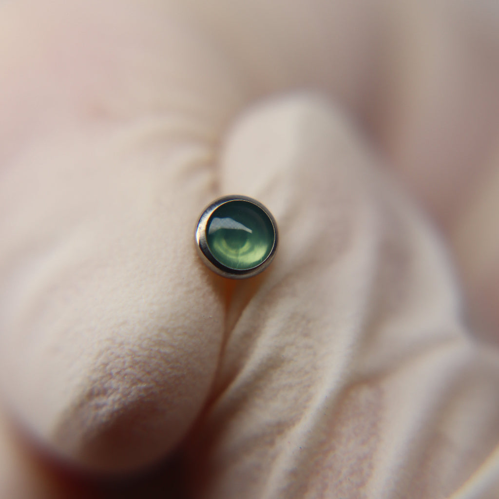 LABRET CON PIEDRA NATURAL