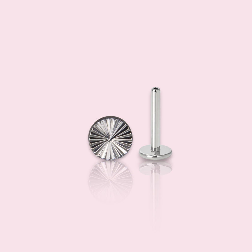LABRET REDONDO DIAMANTADO