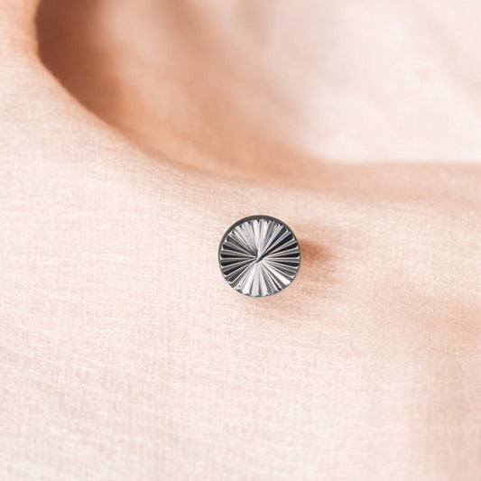 LABRET REDONDO DIAMANTADO