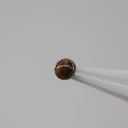 LABRET CON PIEDRA NATURAL(4mm)