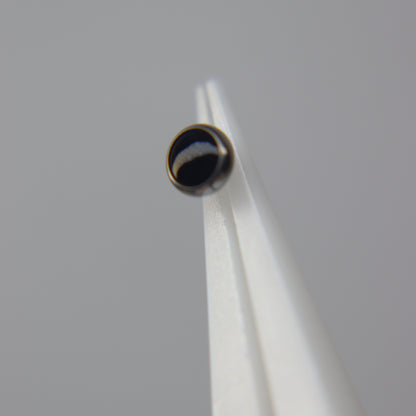 LABRET CON PIEDRA NATURAL(4mm)
