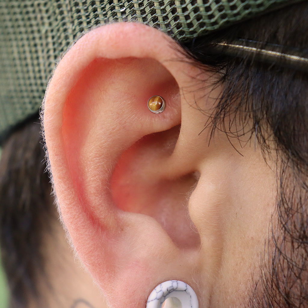 LABRET CON PIEDRA NATURAL