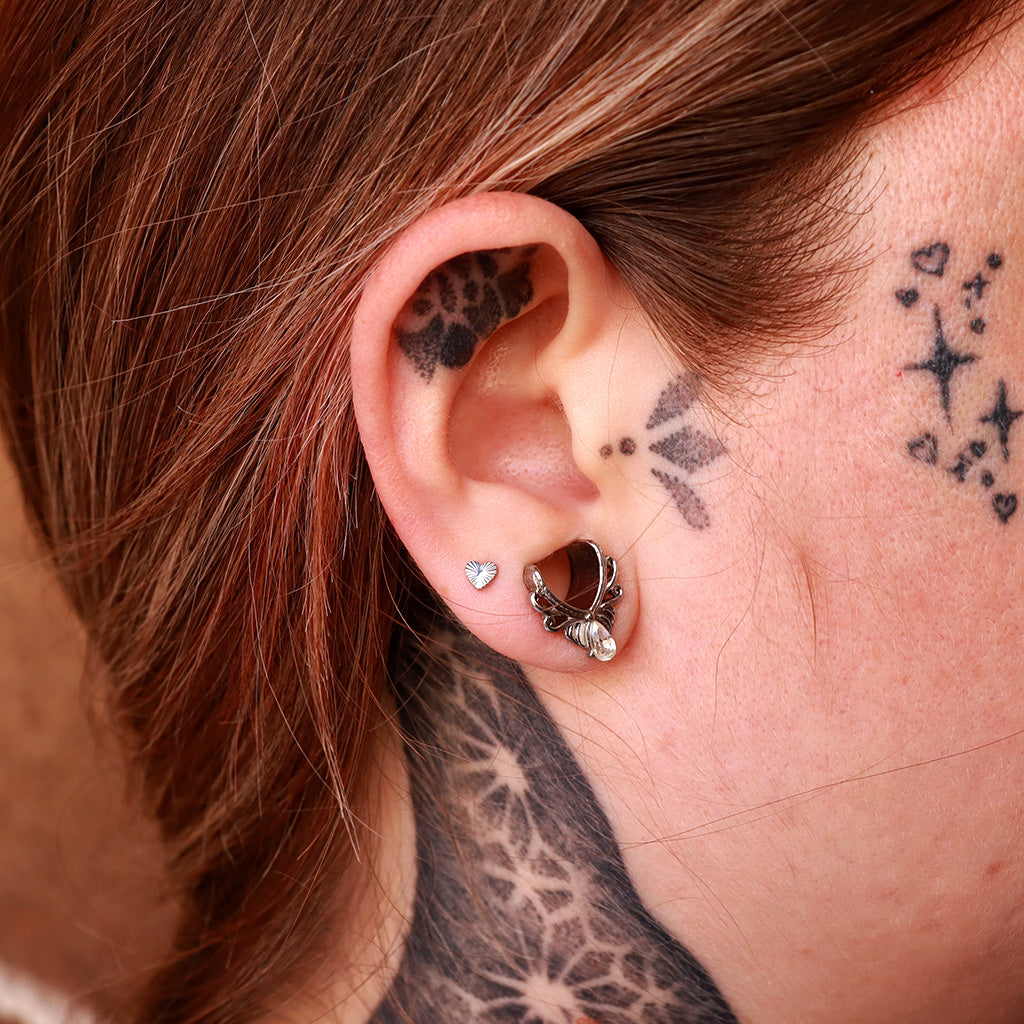LABRET CORAZÓN DIAMANTADO