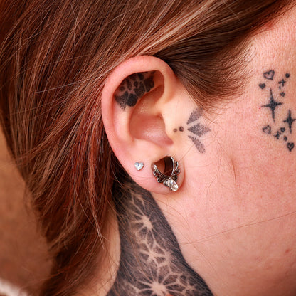 LABRET CORAZÓN DIAMANTADO